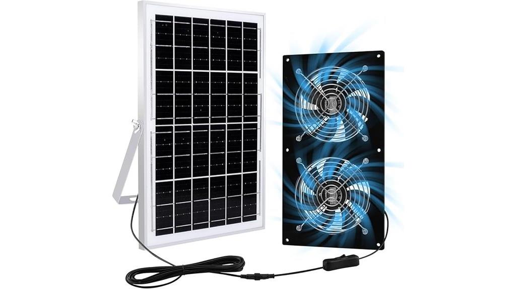 solar powered high speed fans