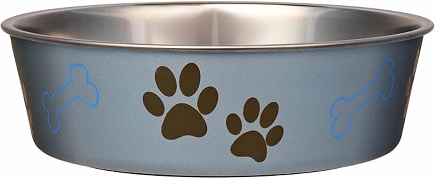 stainless spill proof dog bowls