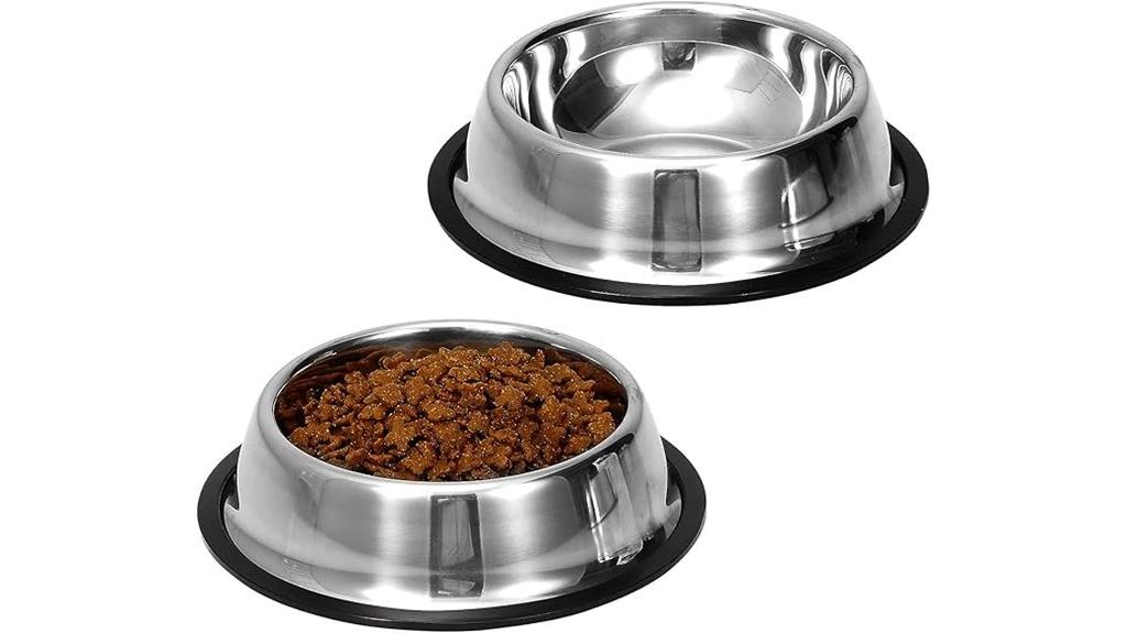 stainless steel dog bowls
