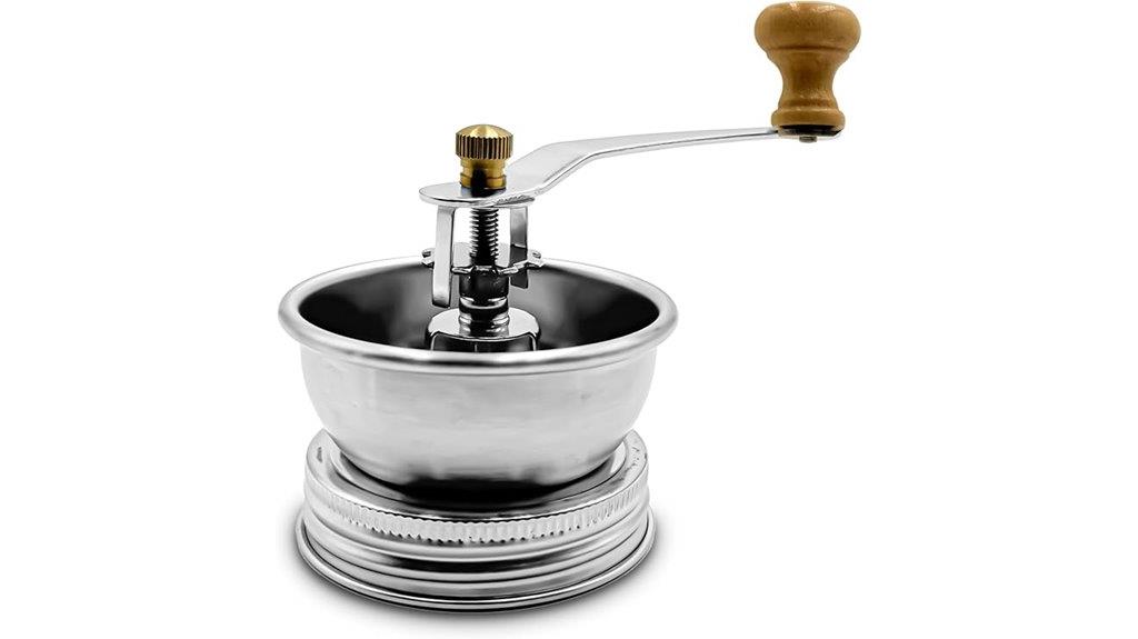 stainless steel mason jar lid