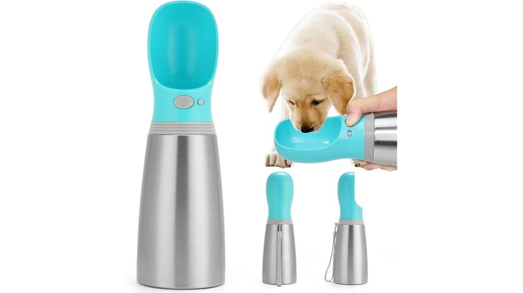 stainless steel portable water bottle
