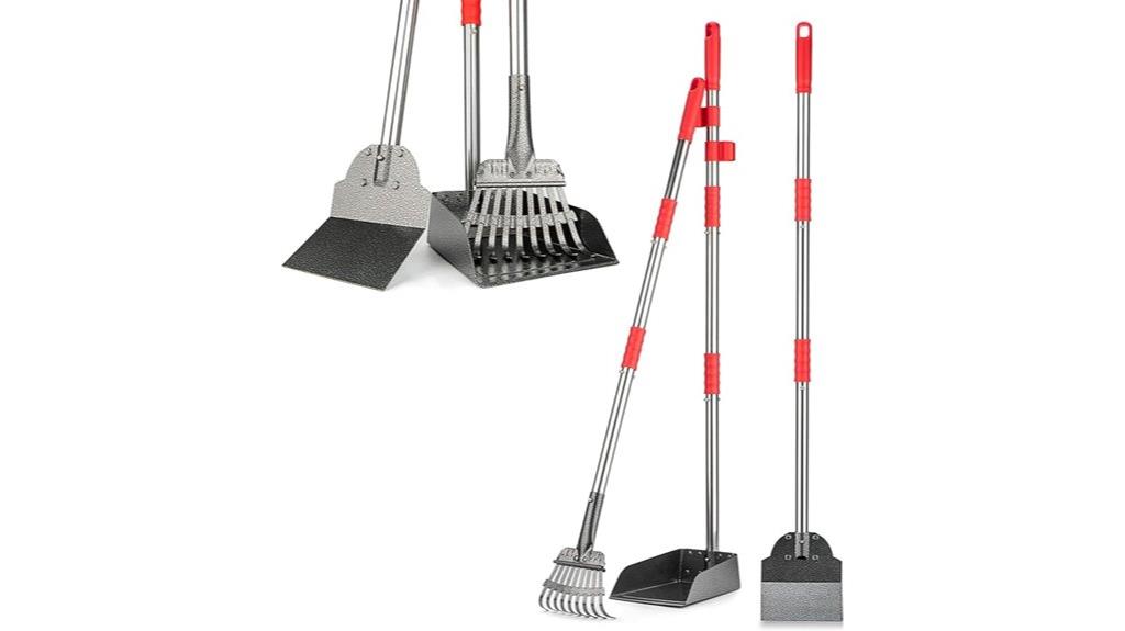 stainless steel scooper set