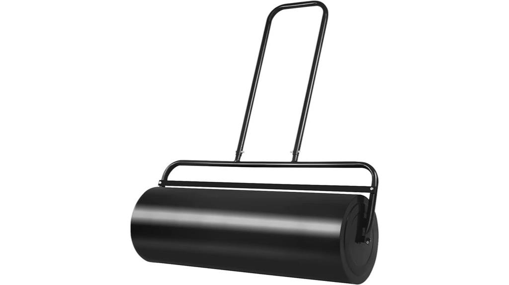 steel yard roller with handle