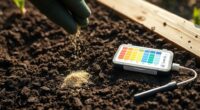 test soil fertilize before winter