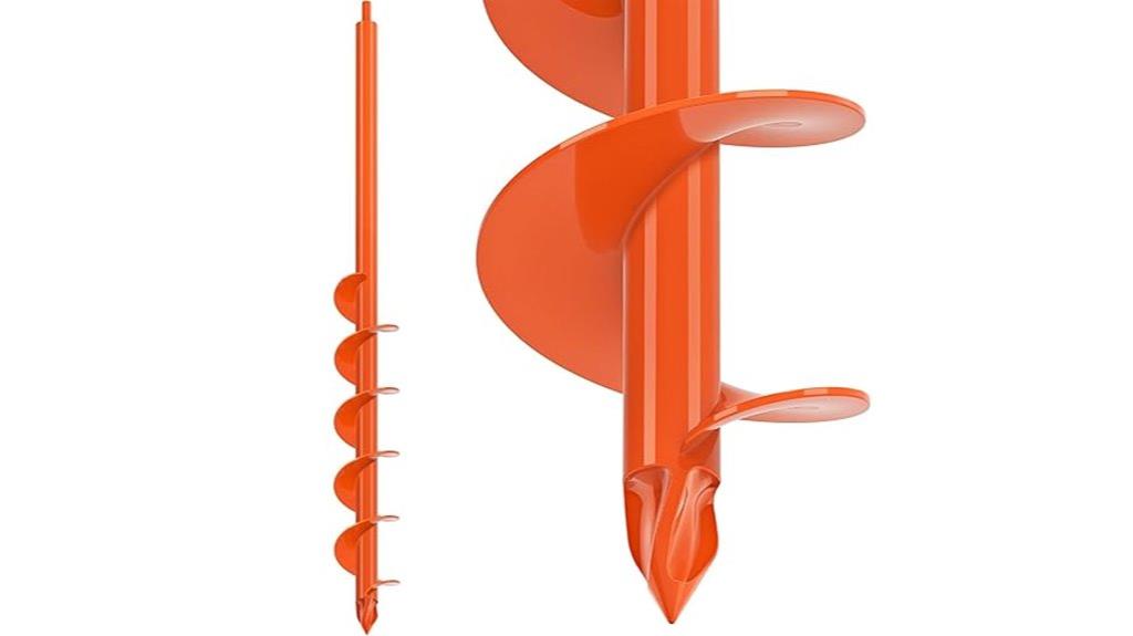 three 32 inch auger bits