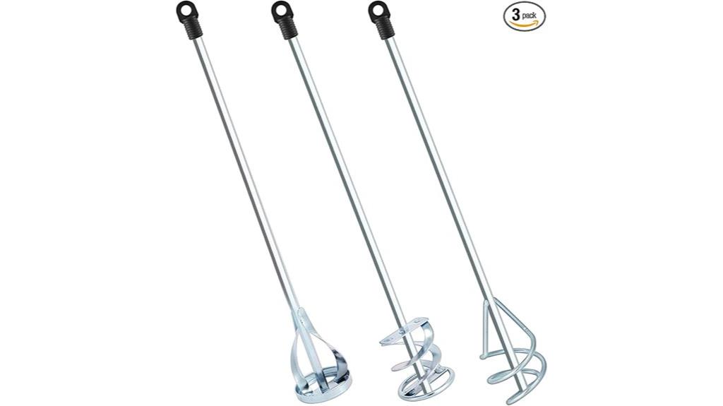 three piece drill paint mixers