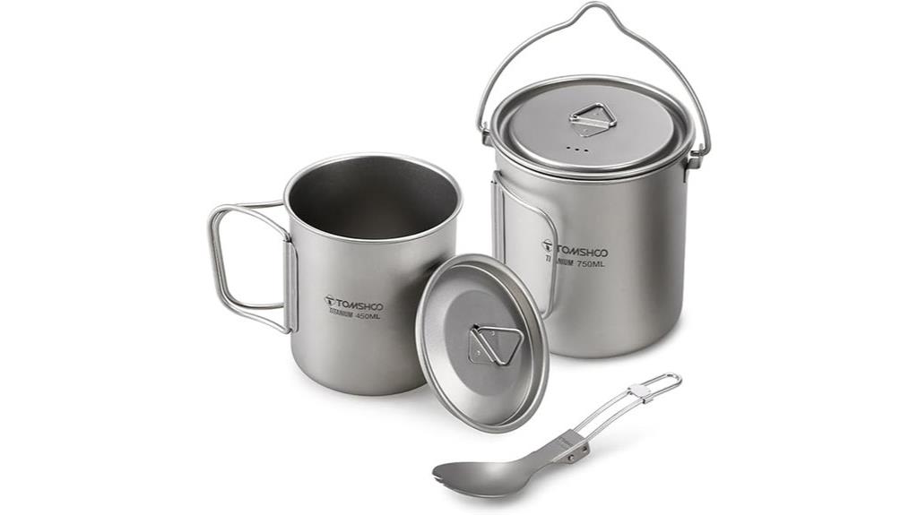 titanium camping pot lid