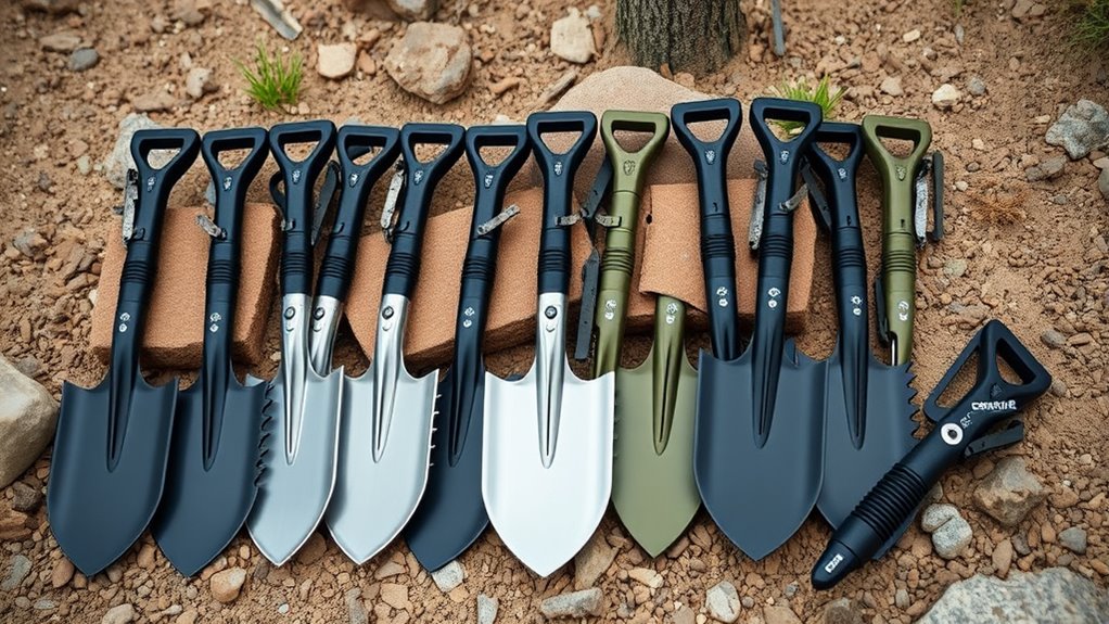 top folding emergency shovels