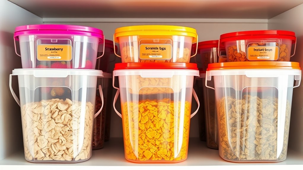 top freeze dried food buckets
