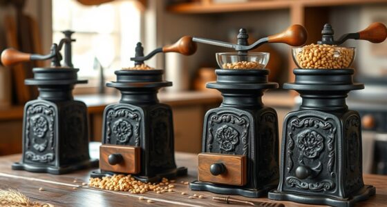 top hand crank grain mills