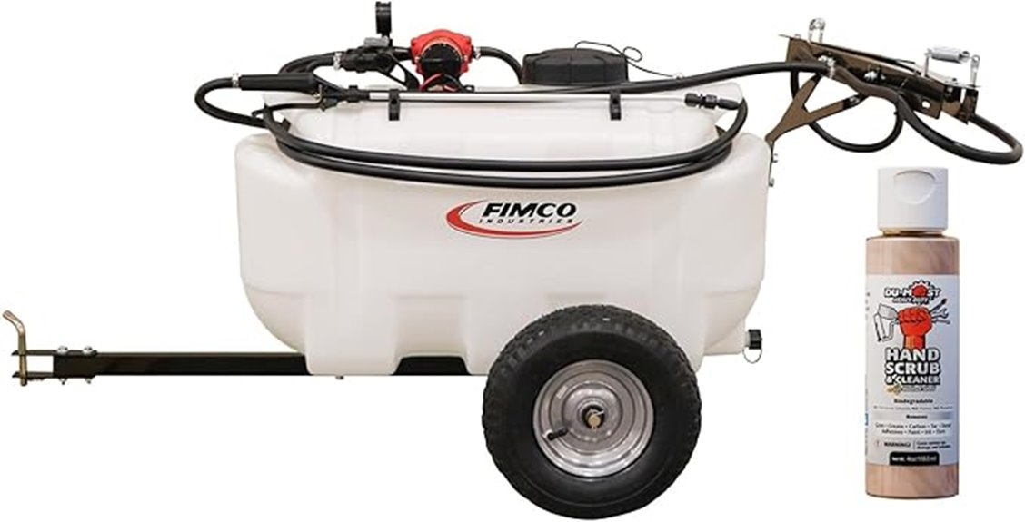 trailer sprayer with pump