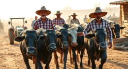 transport livestock during market