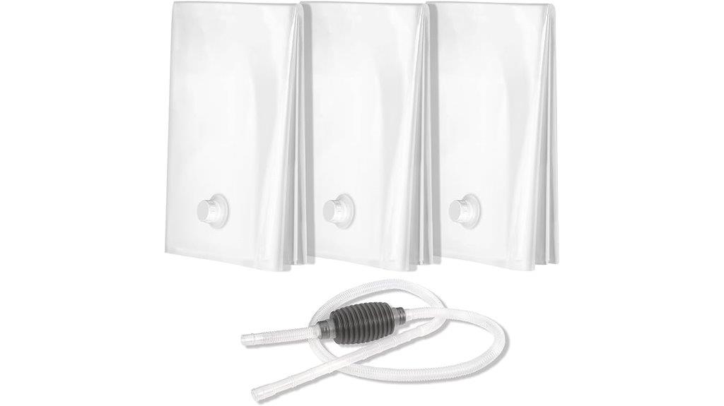 triple 40 gallon water bladders