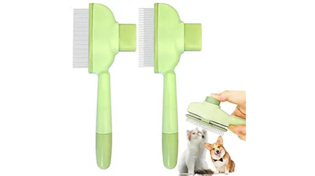 two pack flea combs