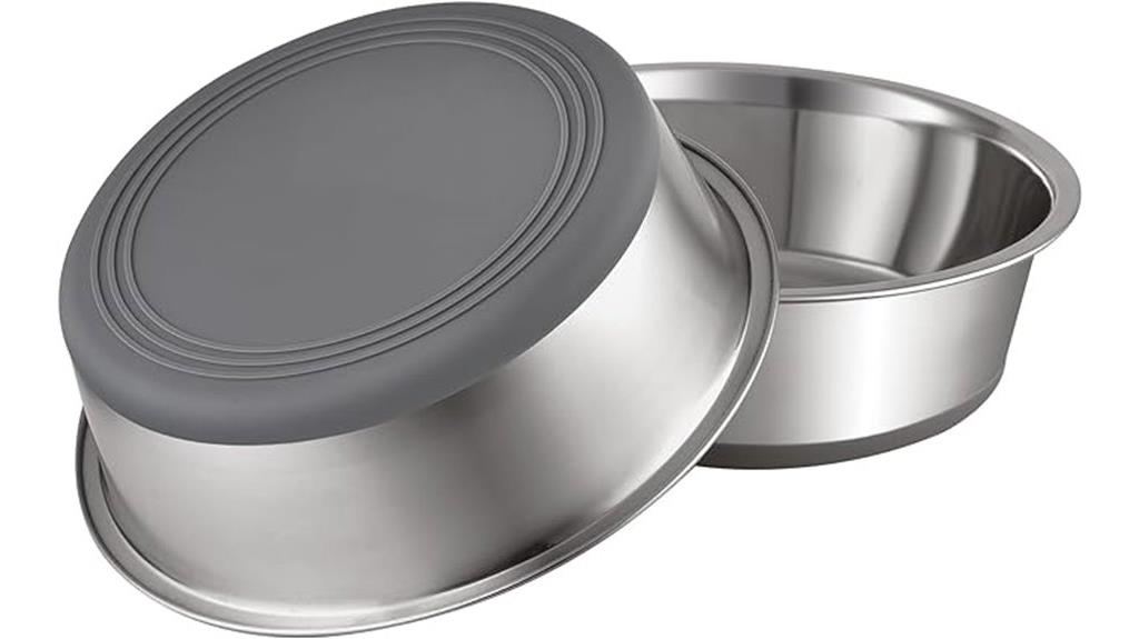 two pack stainless bowls
