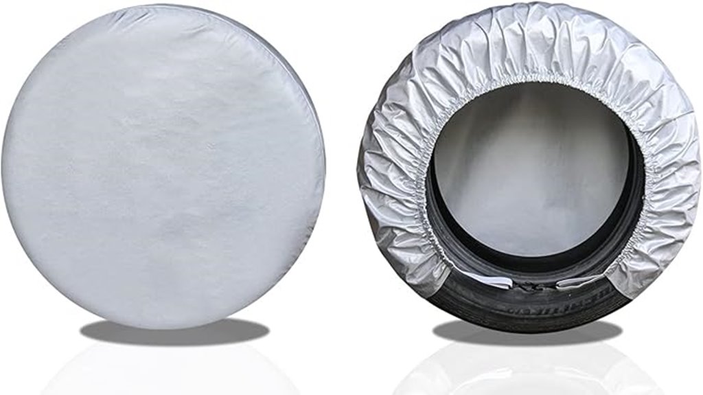 two tire cover set