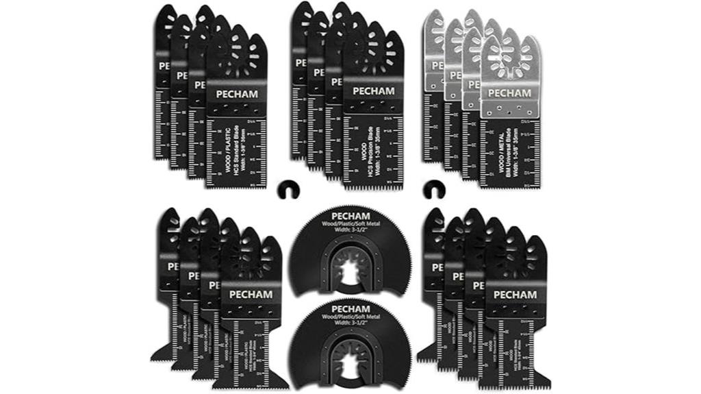 universal oscillating multitool blades