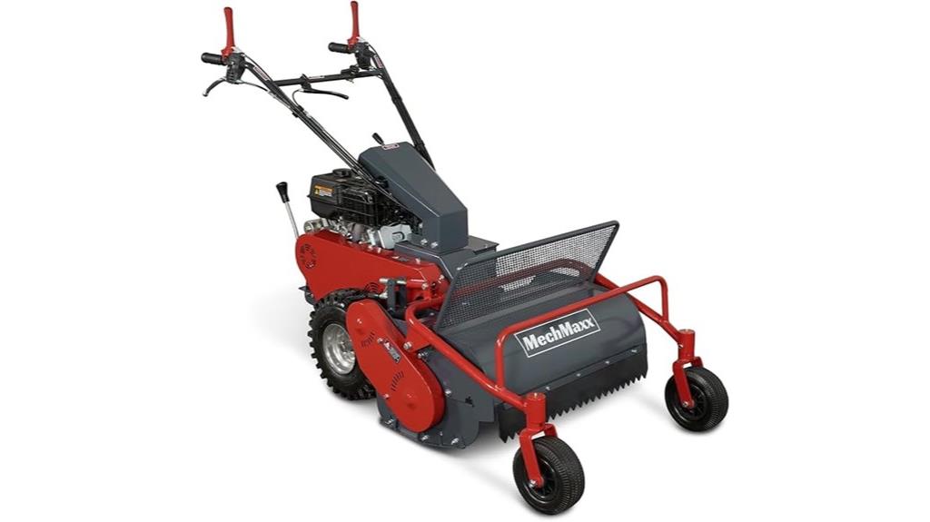 walk behind flail mower
