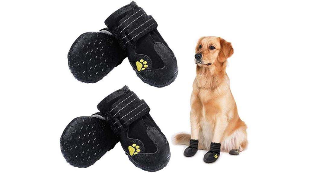 waterproof dog boot set