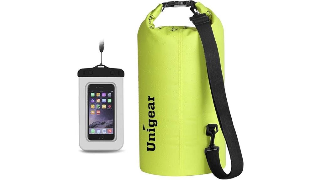 waterproof dry bag with phone case