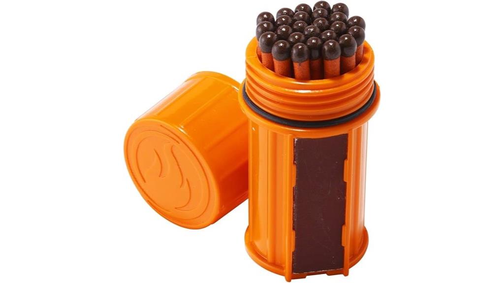 waterproof match kit