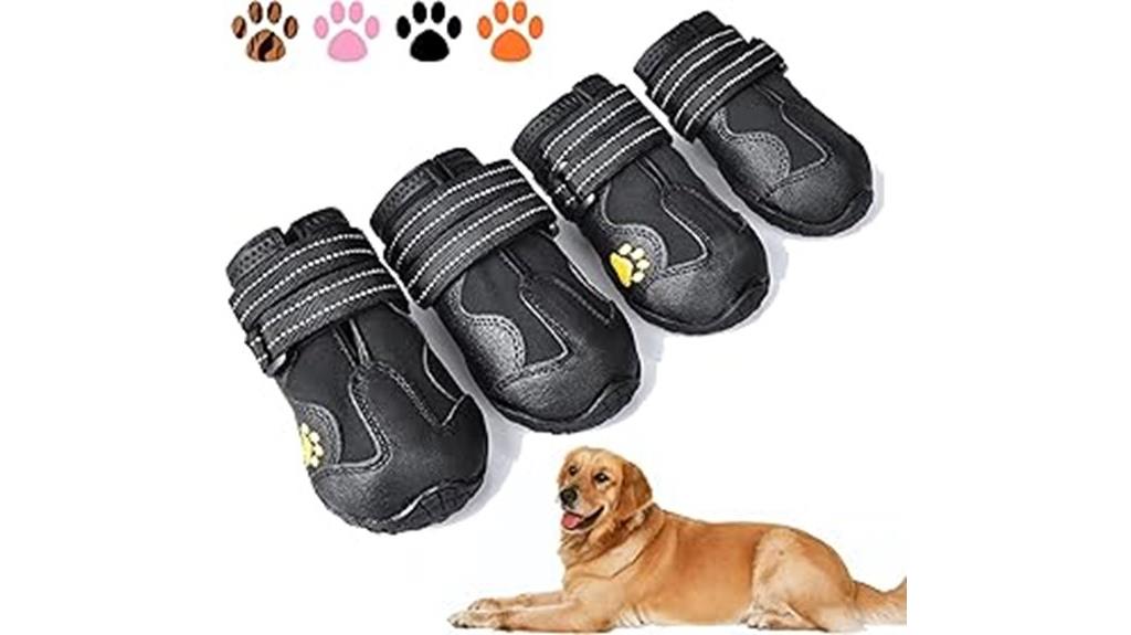 waterproof reflective dog shoes