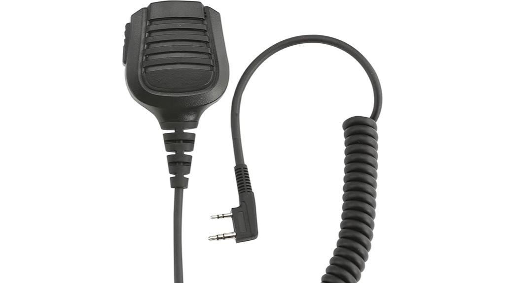 waterproof shoulder microphone