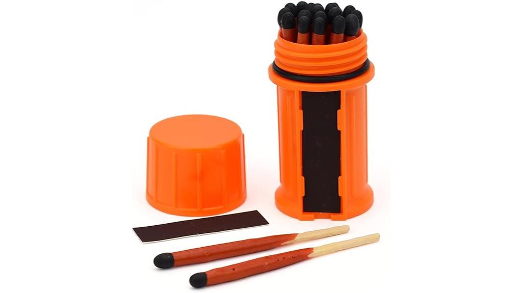 weatherproof fire starter matches