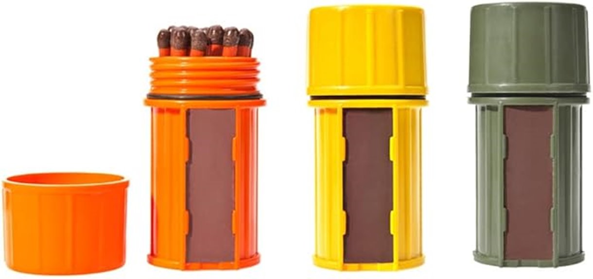 weatherproof fire starting kit