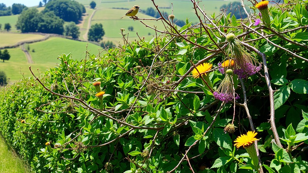 wildlife hedgerows control pests