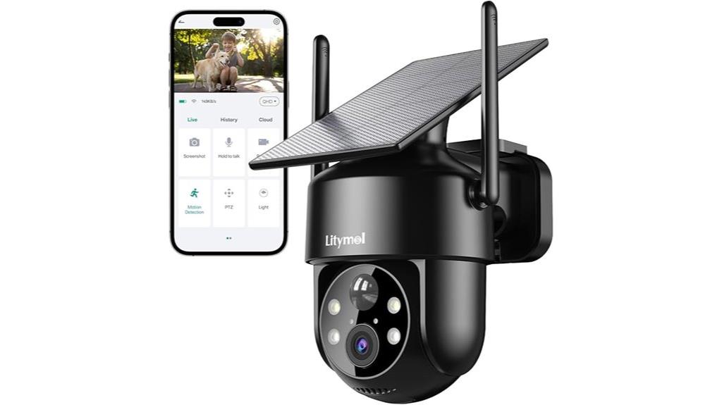 wireless 2k solar cameras