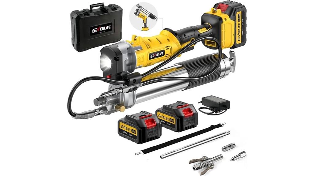 wireless battery powered grease gun