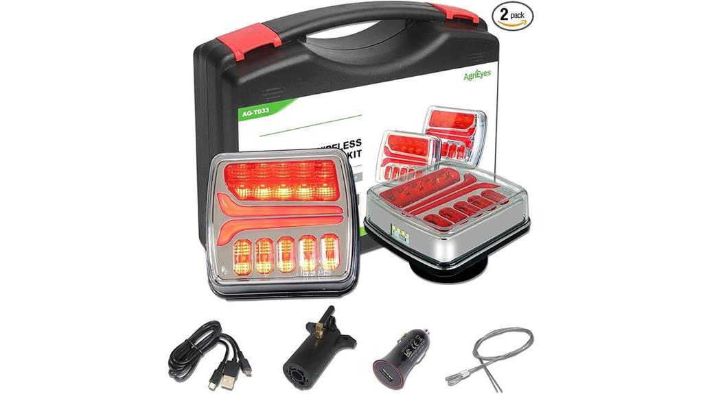 wireless magnetic led trailer lights