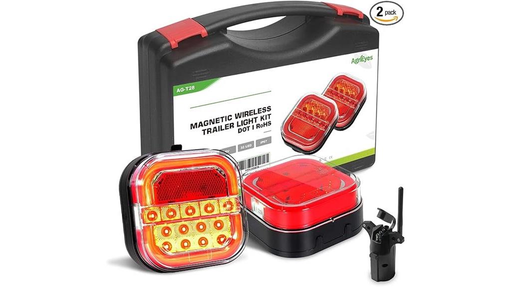 wireless magnetic trailer lights