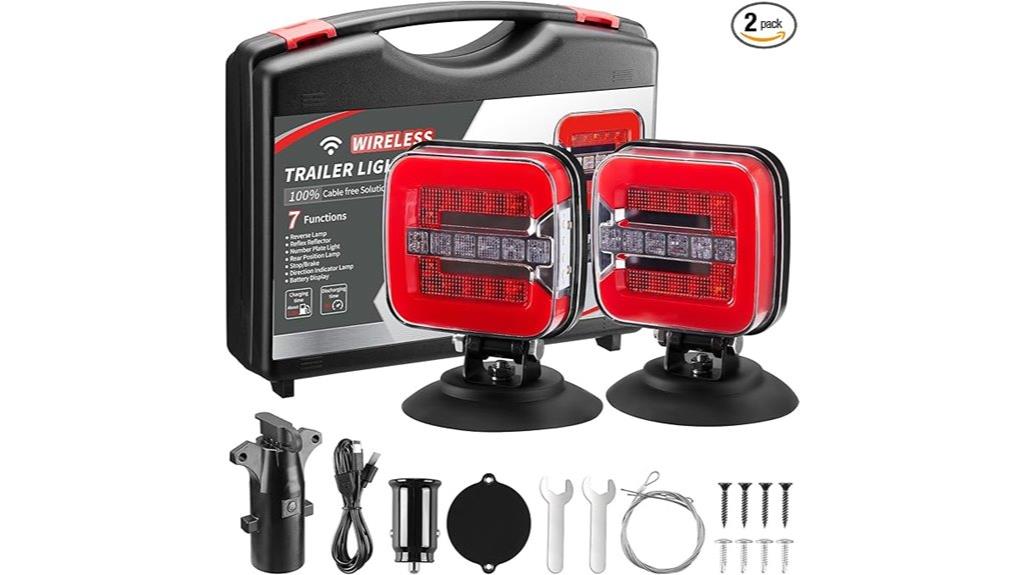 wireless magnetic trailer lights