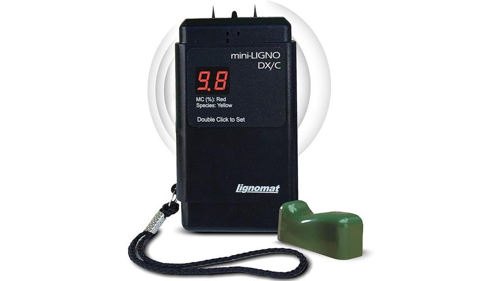 wood concrete drywall moisture meter