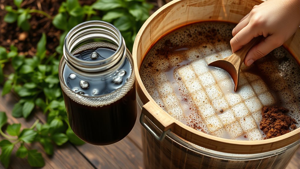 brewing microbial nutrient rich compost