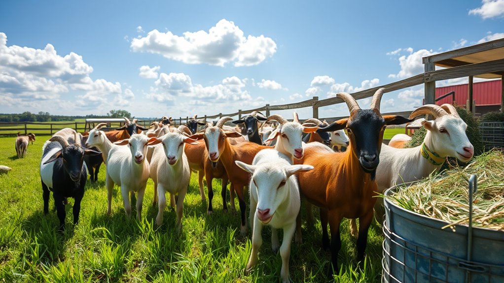 goat breeds diets fencing
