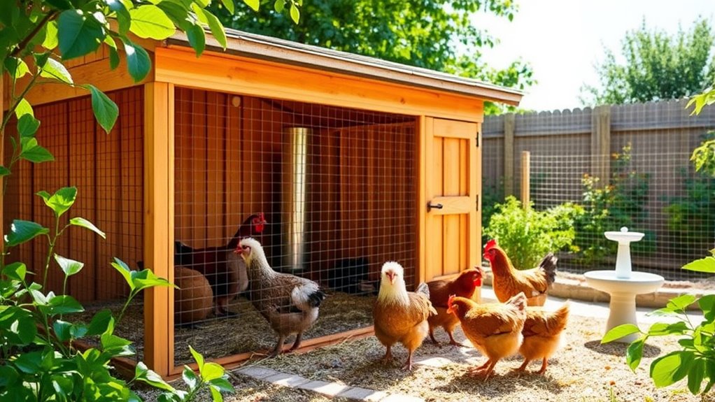 healthy chickens need proper care