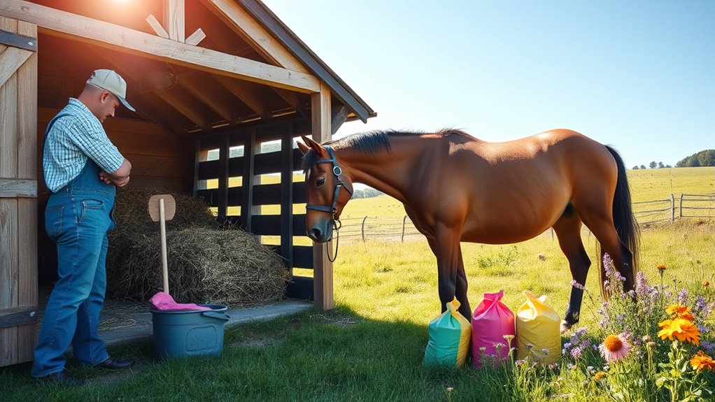 horse care grooming pasture management
