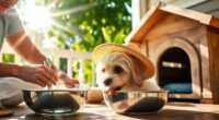 hydrate and shelter pets