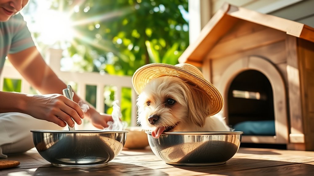 hydrate and shelter pets
