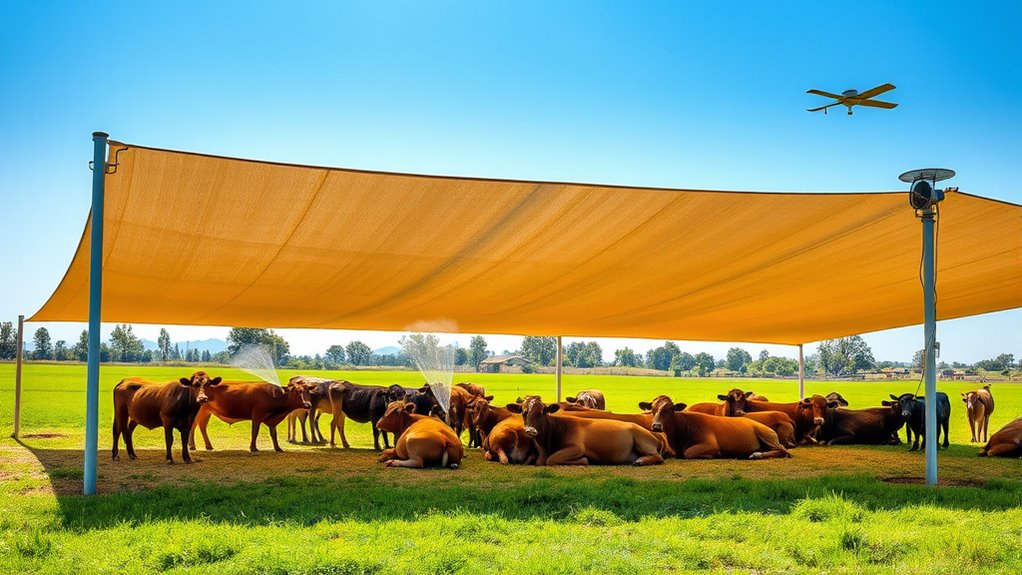 implement cooling and hydration strategies