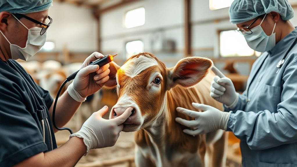 livestock dehorning castration methods