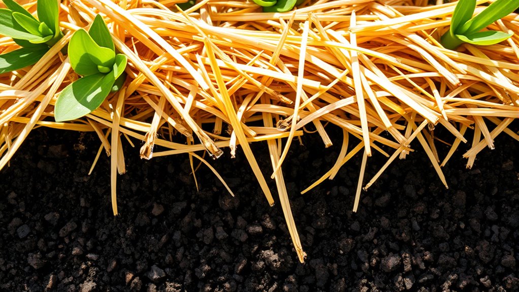 mulch conserves moisture effectively