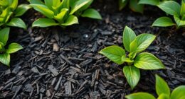 mulch conserves moisture effectively