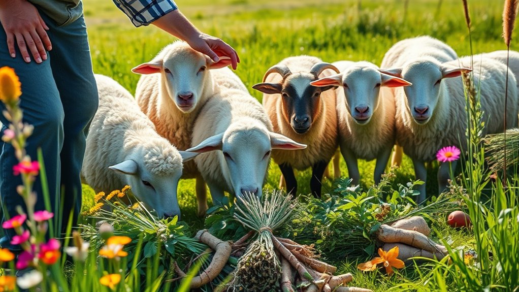 natural sheep goat parasite control