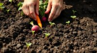 plant root vegetable planting