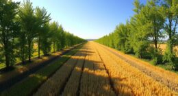 planting wind resistant barriers