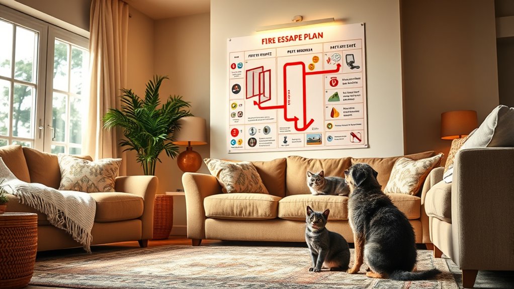 practice pet evacuation plan